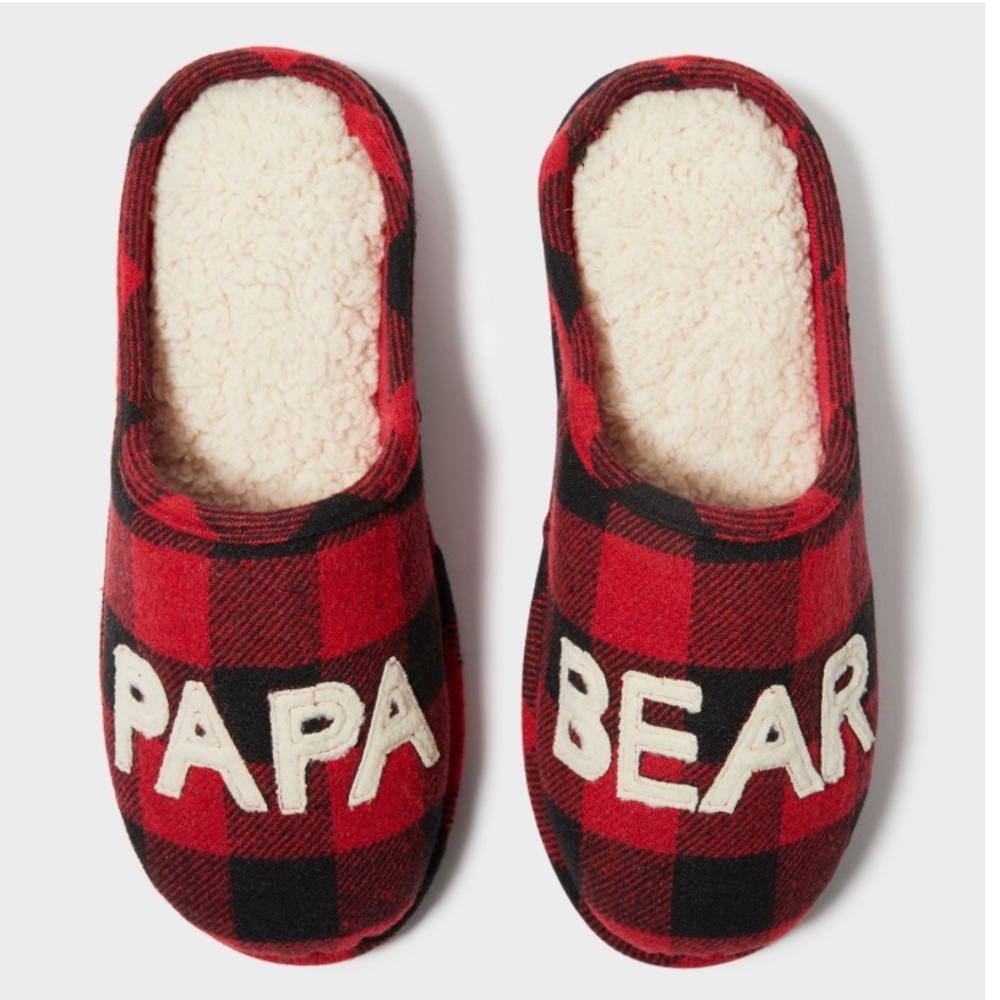 PAPA BEAR DEARFOAMS Delux Slippers Small Medium